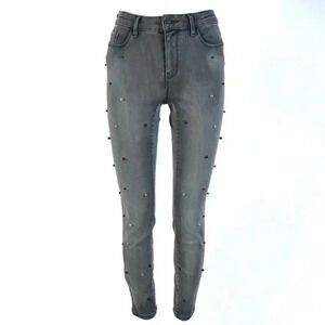 🌟R jeans  skinny pearl embellished ankle length 28x29